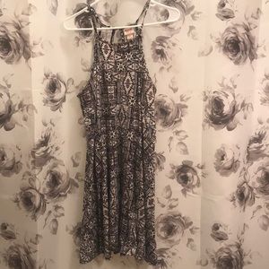 Black and Gray Dress